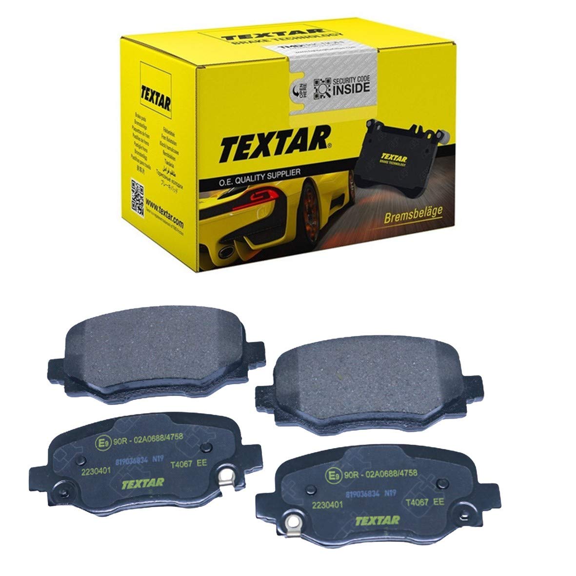 TEXTAR 2230401 Kit Pastiglie Freni Fiat 500X