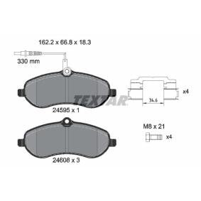 TEXTAR 2459501 Kit Pastiglie Freni Fiat Scudo Ii