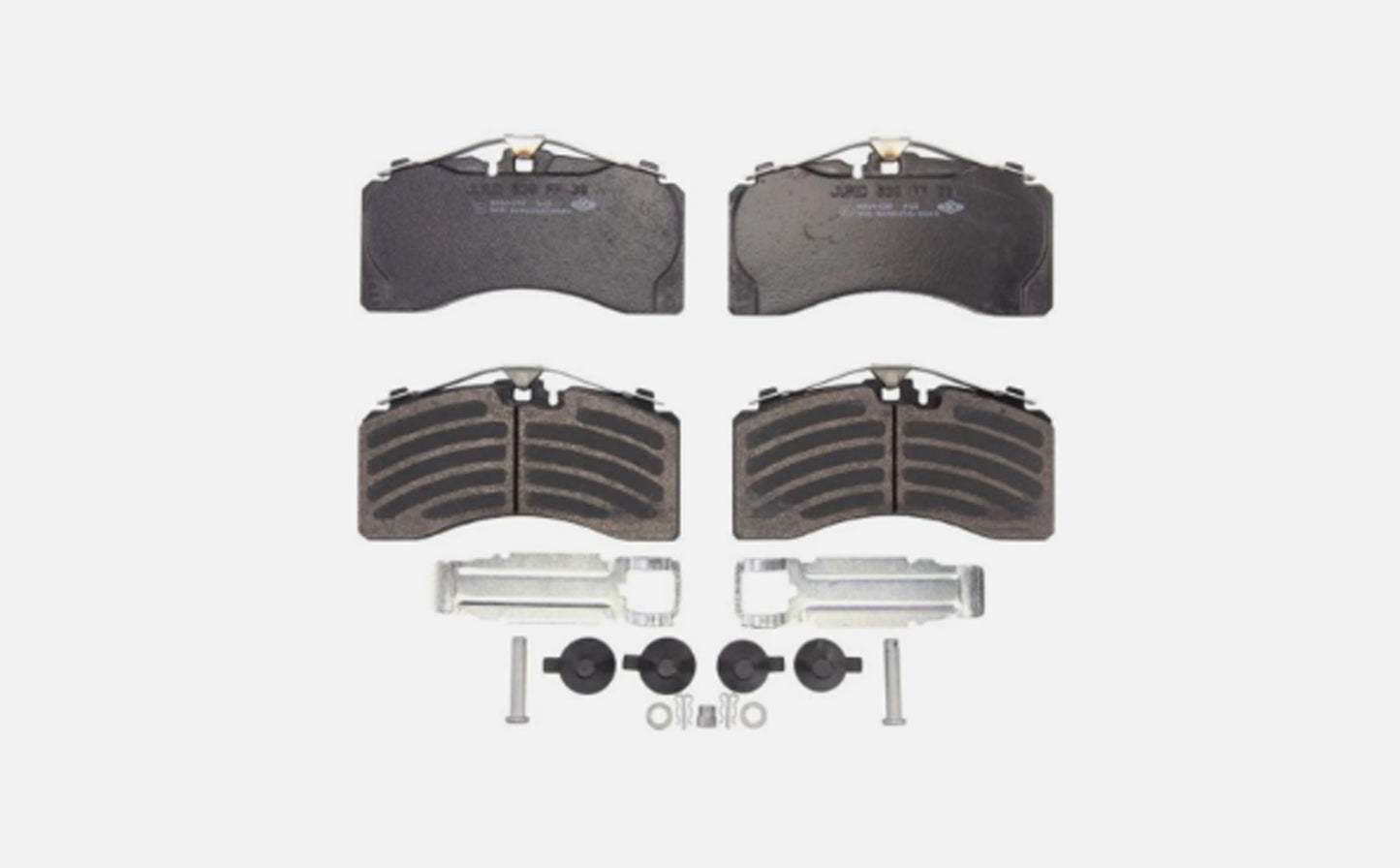 Kit pastiglie freno a disco con kit accessori KNORR K066608K50 W:210 mm S:30 mm H: