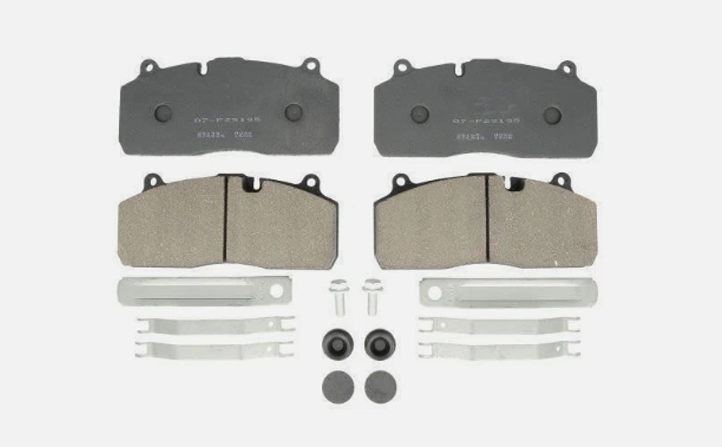 Kit pastiglie freno a disco adatte per DAF, GIGANT, KOEGEL, SAF HALDEX 95396