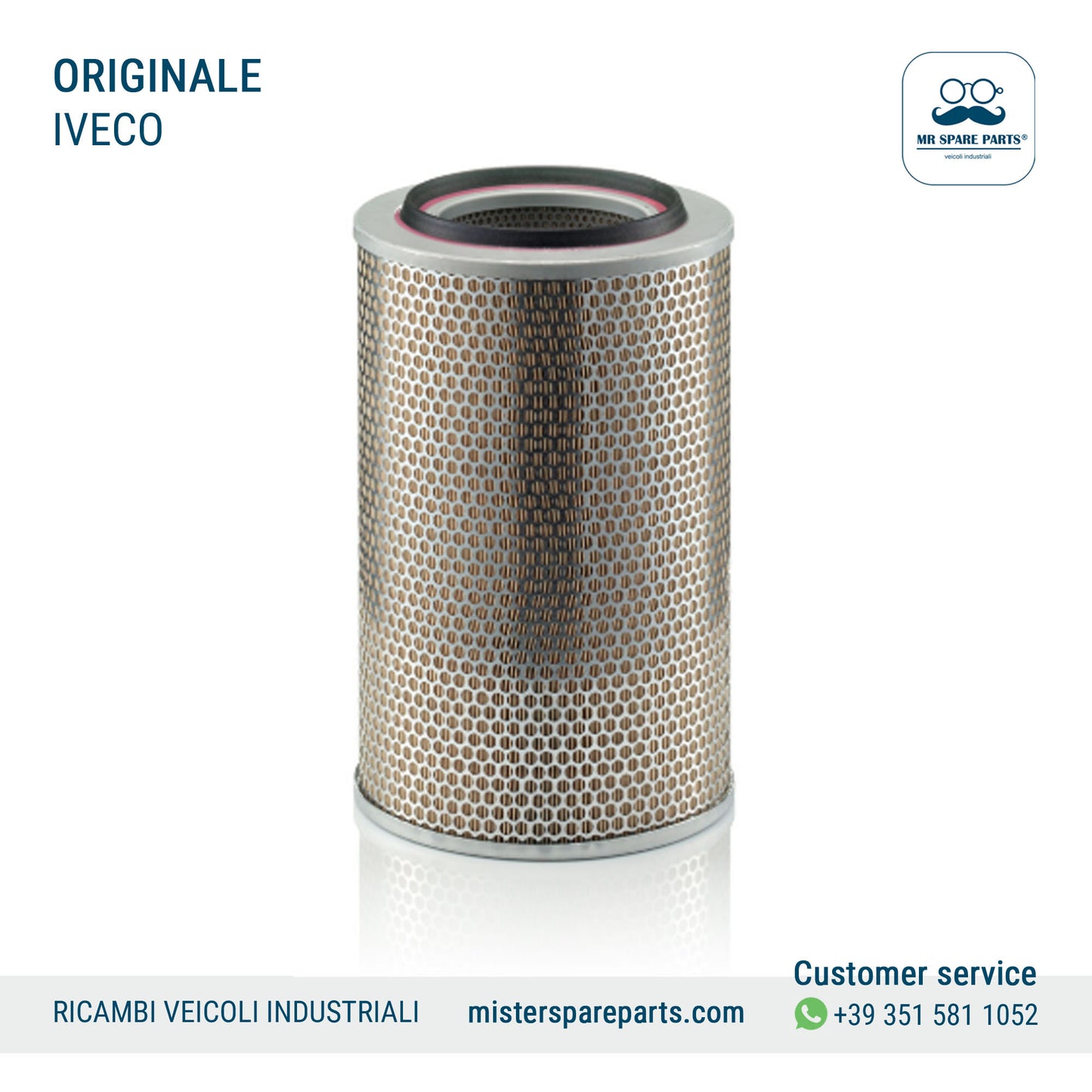 Elemento Filtro Aria Originale IVECO Eurocargo Eurofire OE 1907553