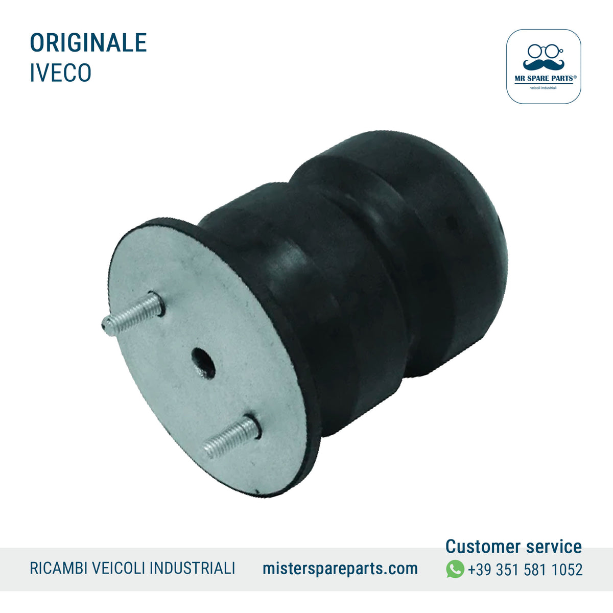 PARACOLPO BALESTRA POSTERIORE Originale IVECO DAILY CITY 2000 OE 504237430 504060351