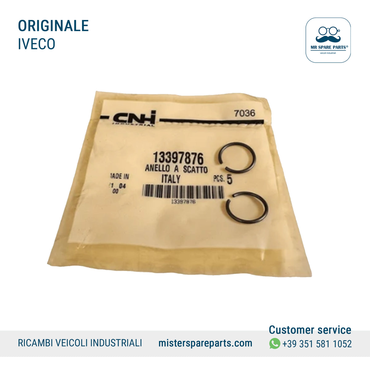 Anello Di Sicurezza Originale IVECO OE 13397876