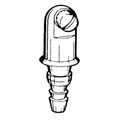 UGELLO SPRUZZATORE TERGI FIAT 127-DUCATO-PANDA - IVECO DAILY LAVACRISTALLO TERGI