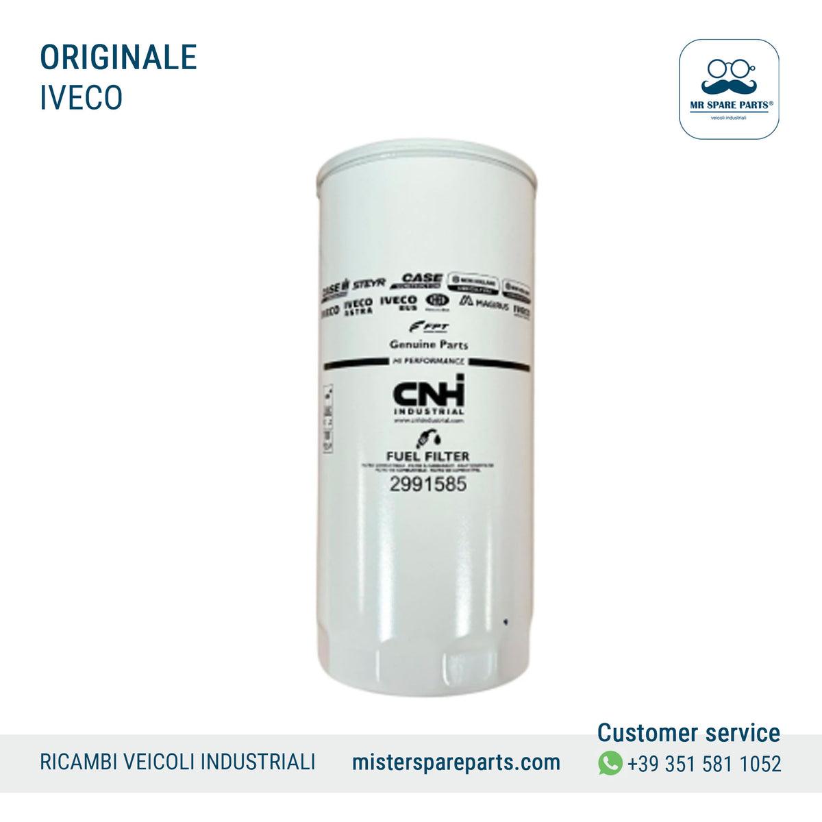 Filtro carburante Originale per Iveco Stralis Cursor OE 2991585