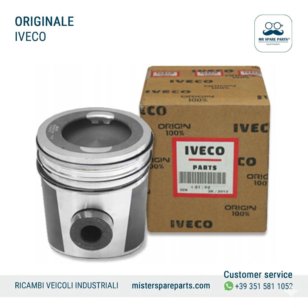 PISTONE COMPLETO 137 mm IVECO Eurotech Eurotrakker ORIGINALE OE 2996879