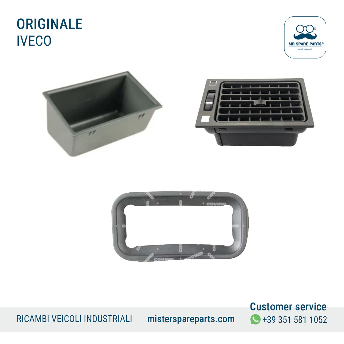 Kit Accessori Cruscotto Iveco Daily 93924116 + 93924118 + 93924119 + 93937185