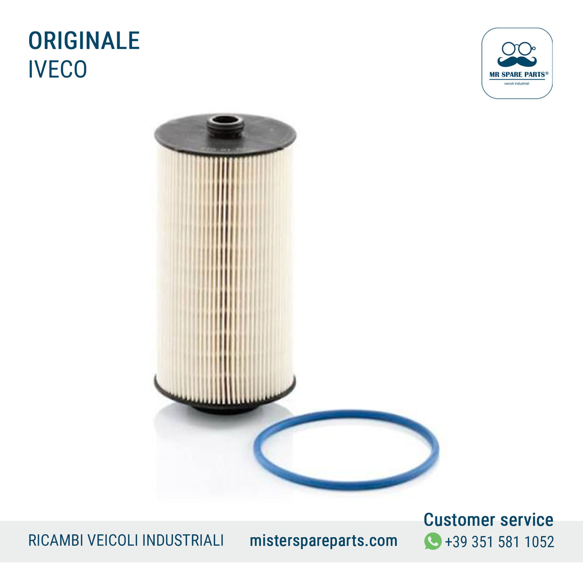 FILTRO GASOLIO ORIGINALE IVECO STRALIS HI-WAY S-WAY X-WAY T-WAY TRAKKER ASTRA HD9 EURO 6 OE 5801516883 500086547