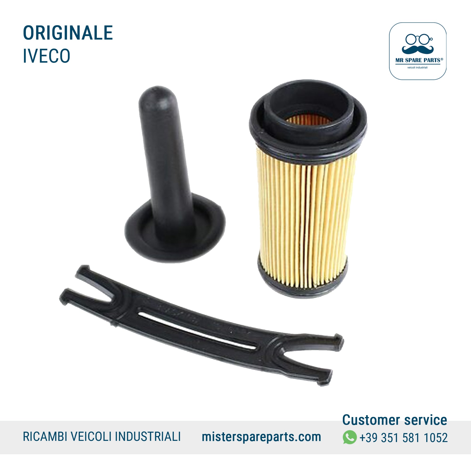 Elemento filtro blow IVECO Eurocargo Stralis Original OE 500086593 5801667204 5802310802