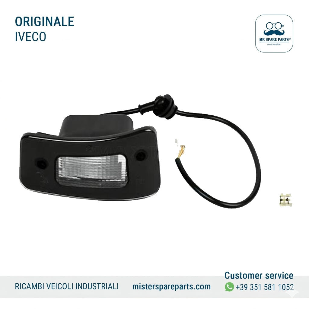 Fanalino sinistro nero visiera tetto per IVECO Stralis Eurocargo Eurostar Trakker Originale OE 500314716