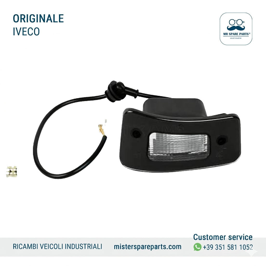 Fanalino Destra nero visiera tetto per IVECO Stralis Eurocargo Eurostar Trakker Originale OE 500314717