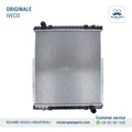 RADIATORE ACQUA RAFFREDDAMENTO MOTORE IVECO TECTOR 640x570x42 mm ORIGINALE OE 500361629