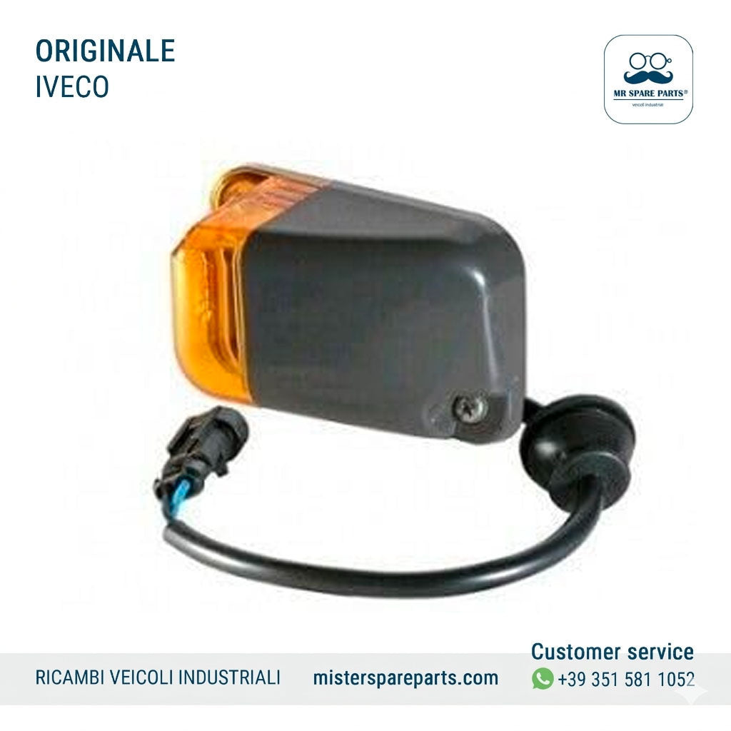 Fanalino indicatore direz pedana Sx PER IVECO Stralis Eurotech Eurostar Originale OE 500368111 500368113