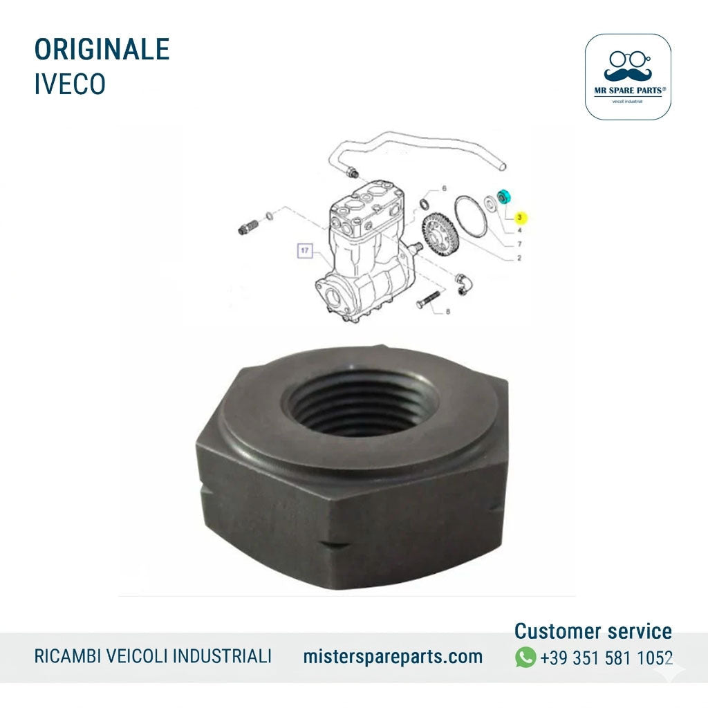 Dado compressore Iveco Stralis Originale Oe 504016500