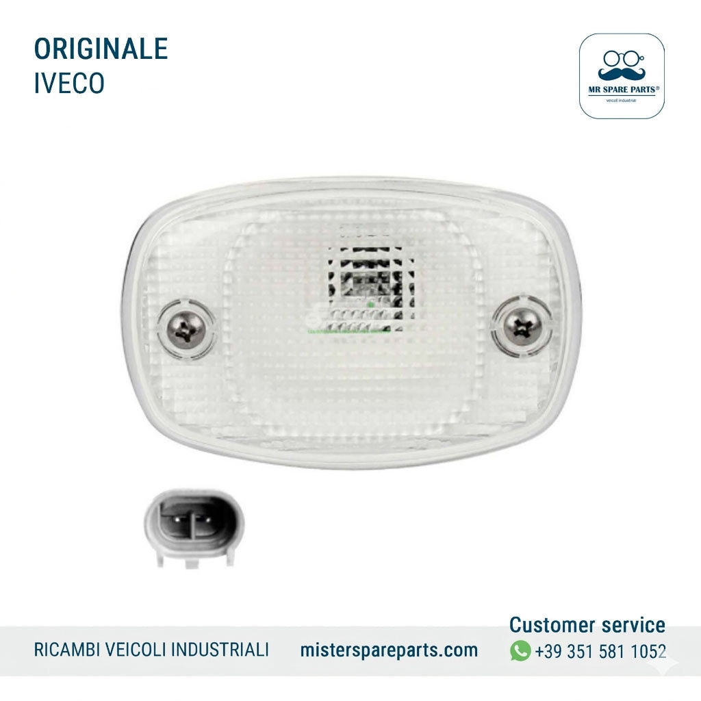 Fanalino ingombro tetto cabina Sinistro per IVECO Eurocargo e Stralis Originale OE 504045133
