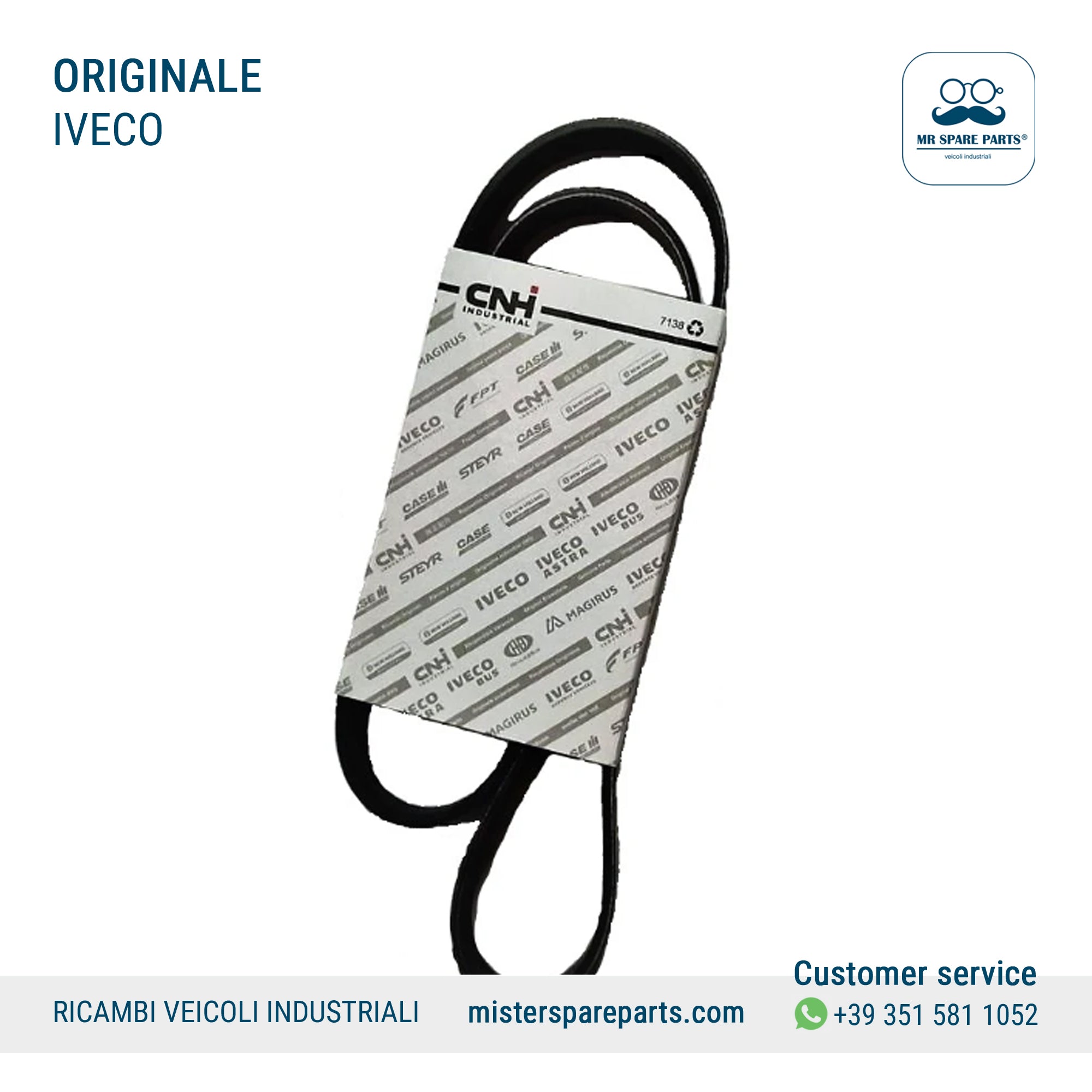 Cinghia Di Comando Iveco Stralis Originale OE 504049425 500341808 504027703 12PK1815