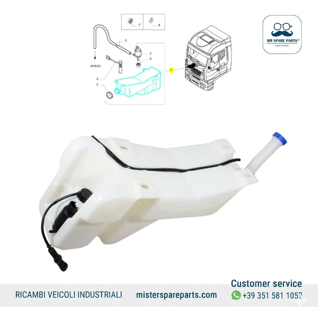 SERBATOIO LAVACRISTALLO per IVECO STRALIS TRAKKER OE 504056038