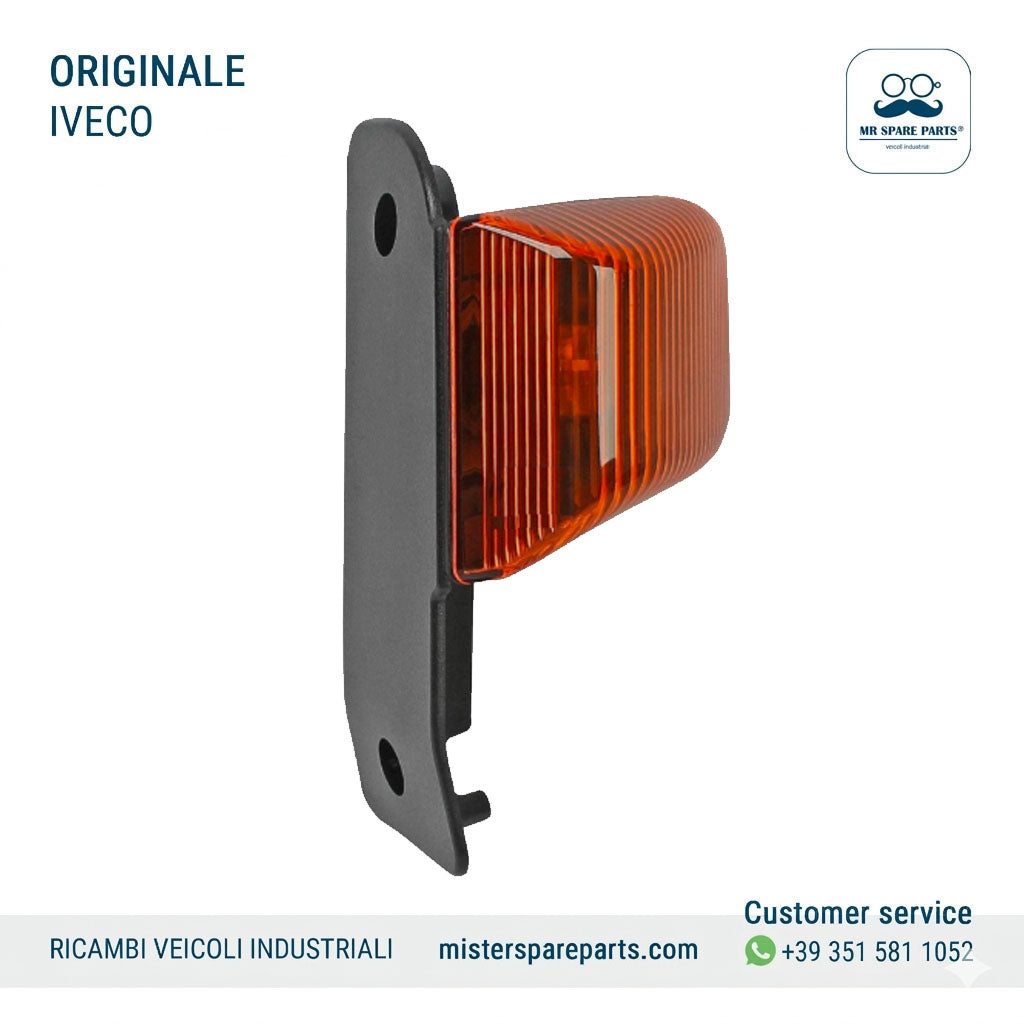 Indicatore di direzione destro laterale 2 fori IVECO Stralis Originale Oe 504098243