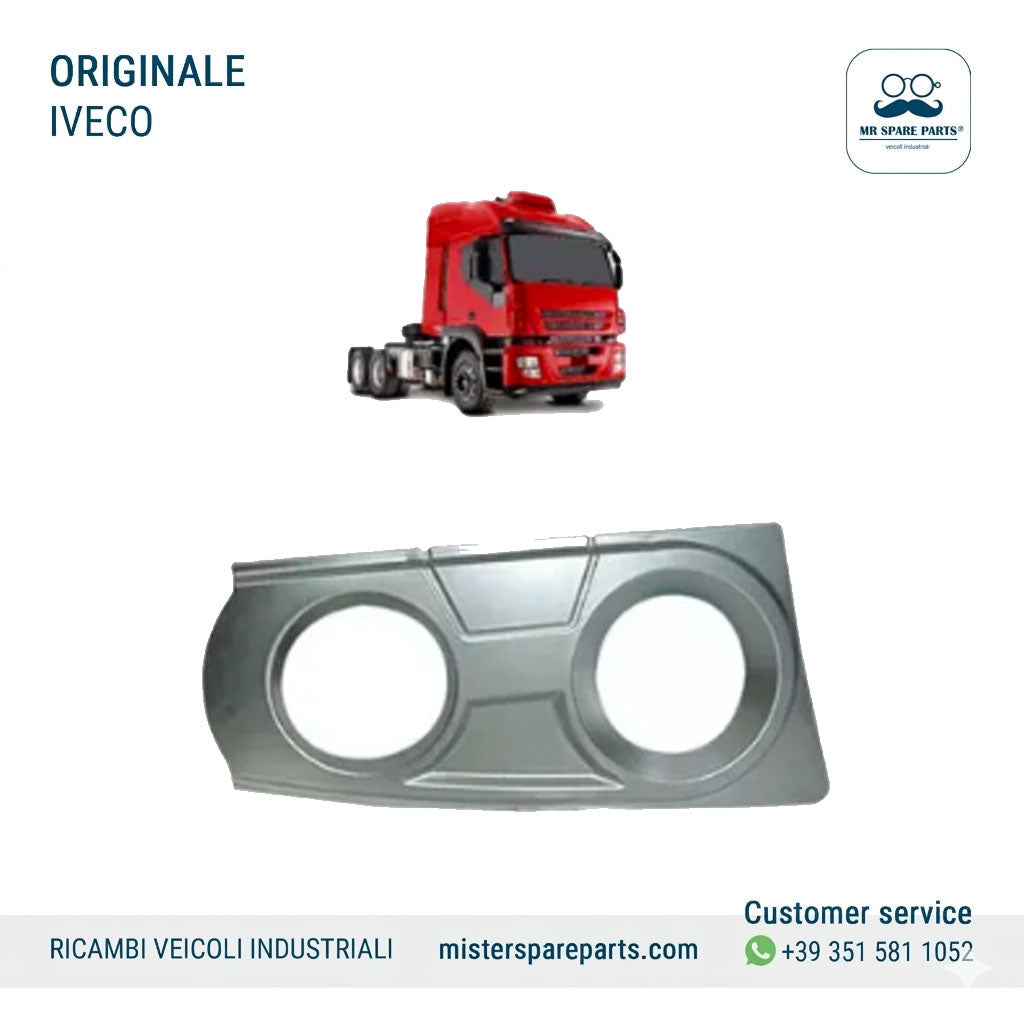 Cornice fendinebbia sx crom senza foro faro PER IVECO Stralis COVIND 504135532