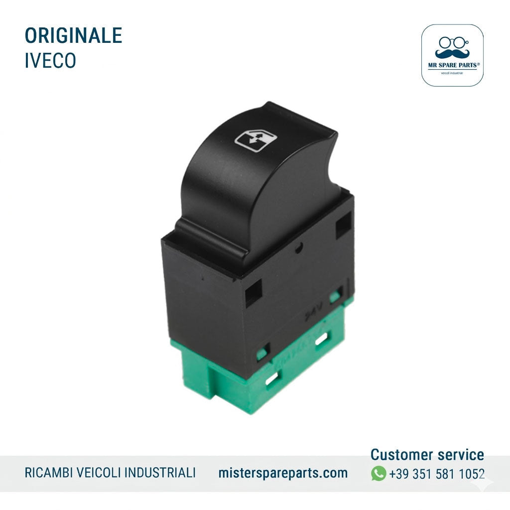Interruttore alzavetro IVECO Stralis Eurocargo Daily Trakker Originale Oe 504266993