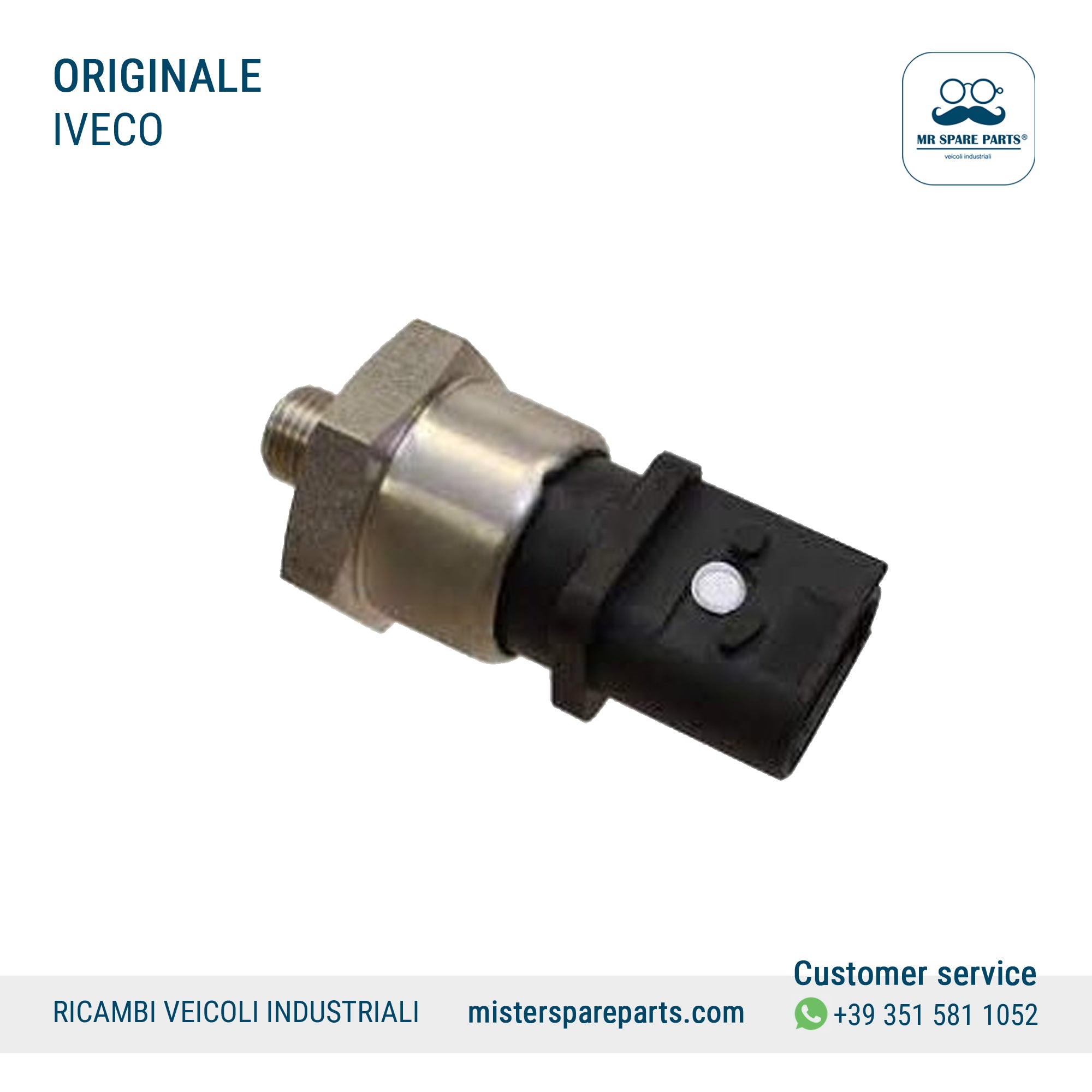 Sensore pressione IMPIANTO IVECO Trakker Stralis 504364902 originale OE 504364902