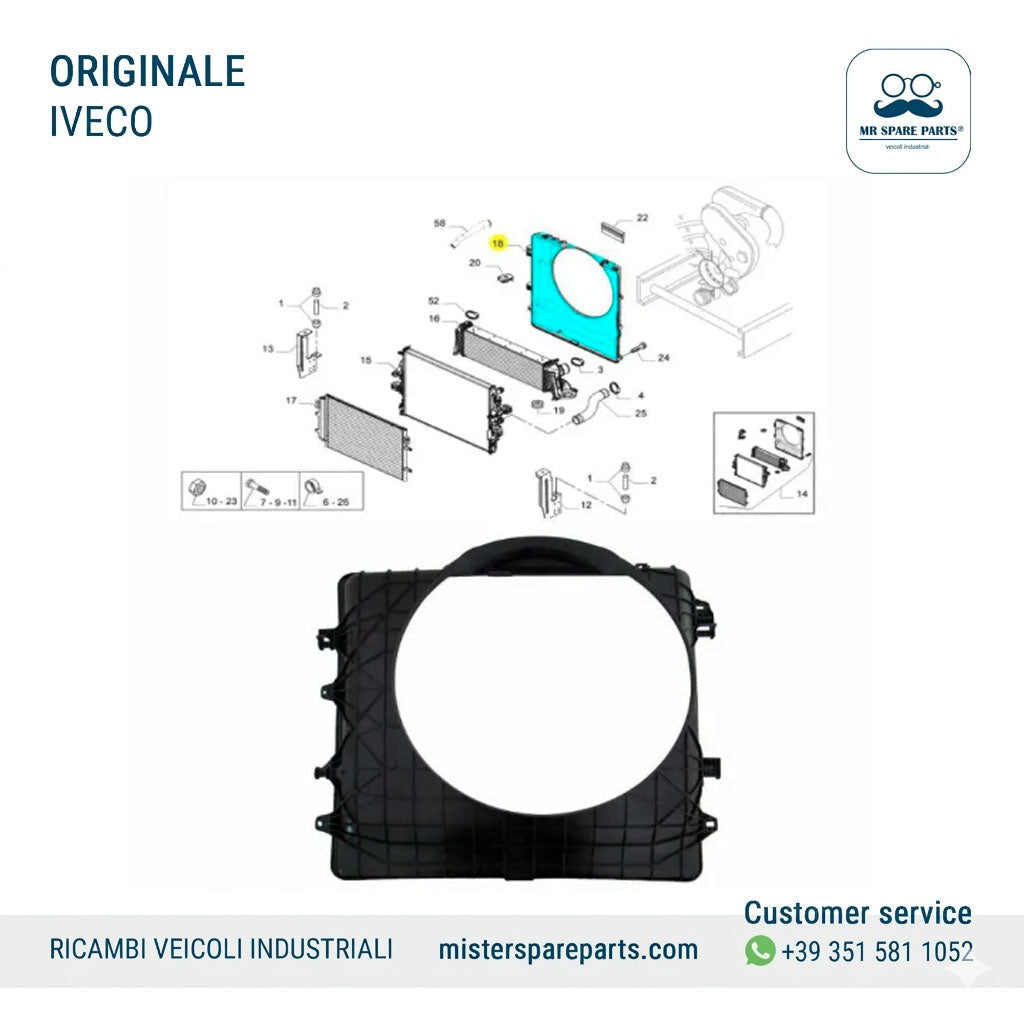 Convogliatore aria Iveco Daily BI-TURBO 5801255818