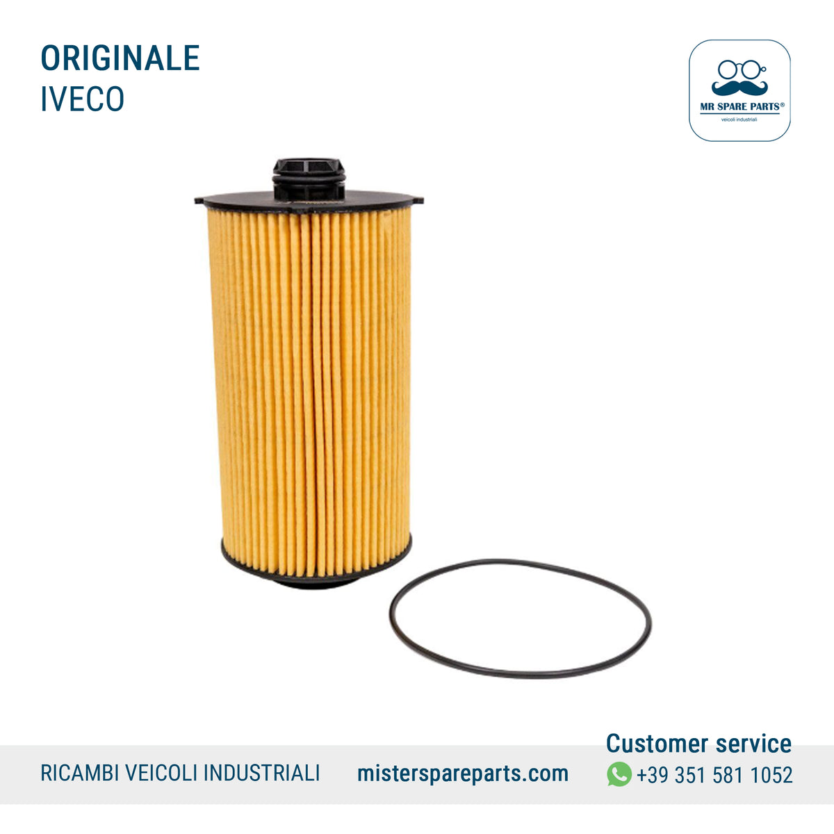 Iveco Stralis oil filter Cursor Euro 6 engines 5801415504