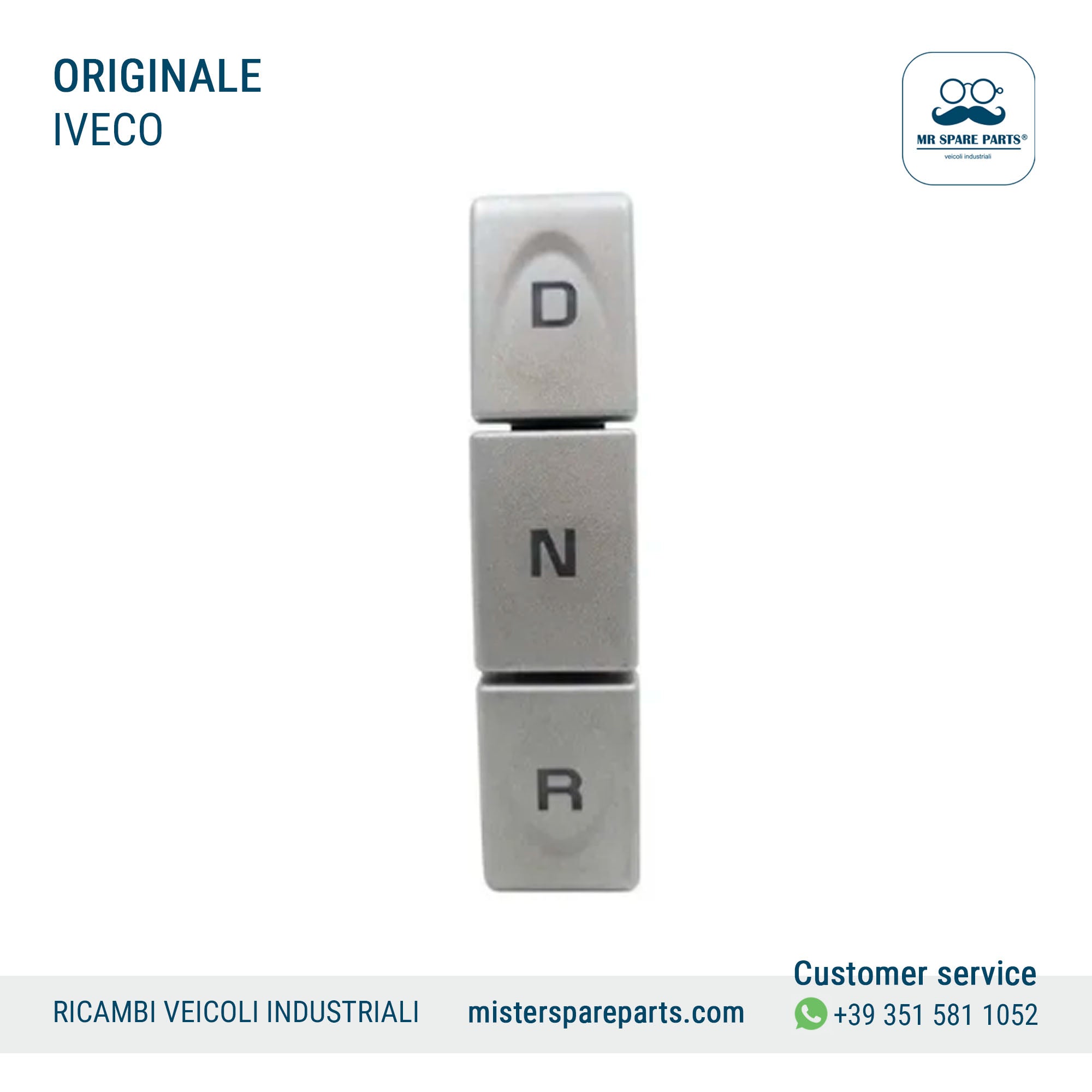 INTERRUTTORE 3 TASTI CAMBIO AUTOMATICO su cruscotto Iveco Stralis da 2013 Originale OE 5801721121