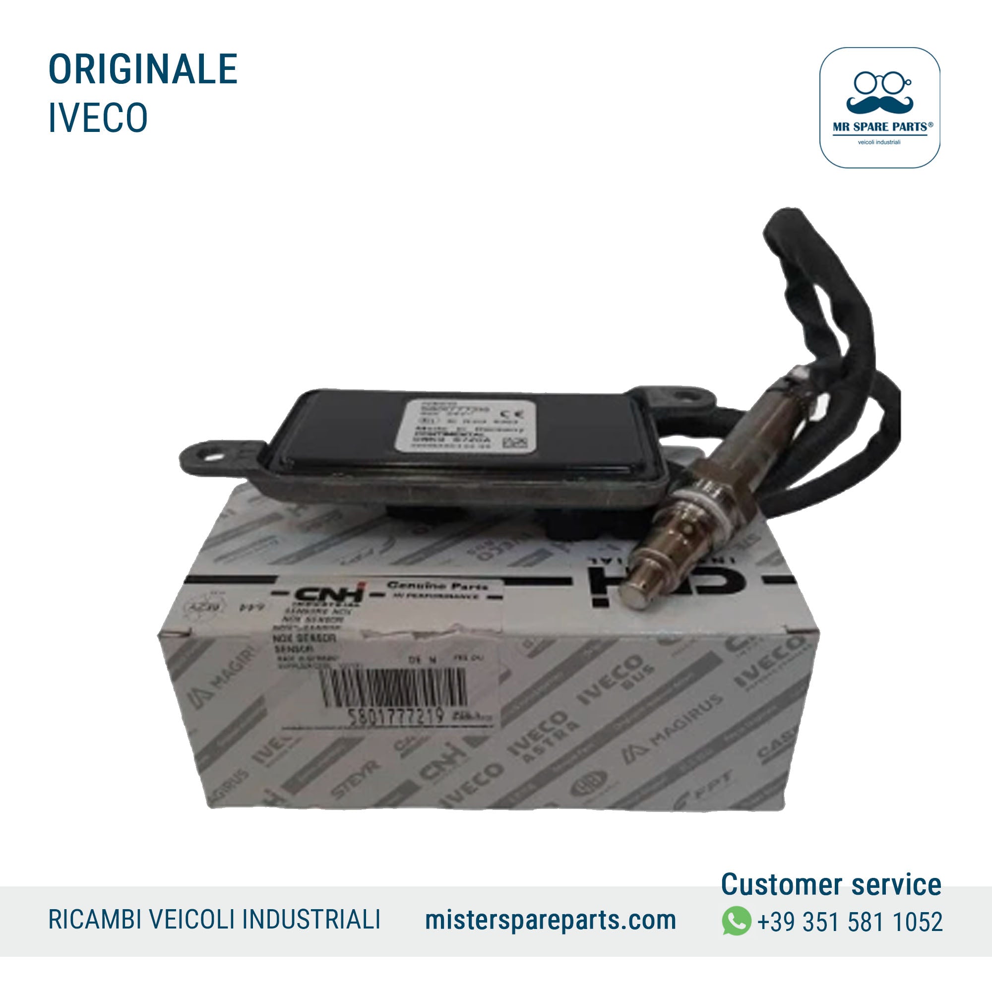 SENSORE NOX GAS DI SCARICO IVECO STRALIS EUROCARGO ORIGINALE OE 5801777219