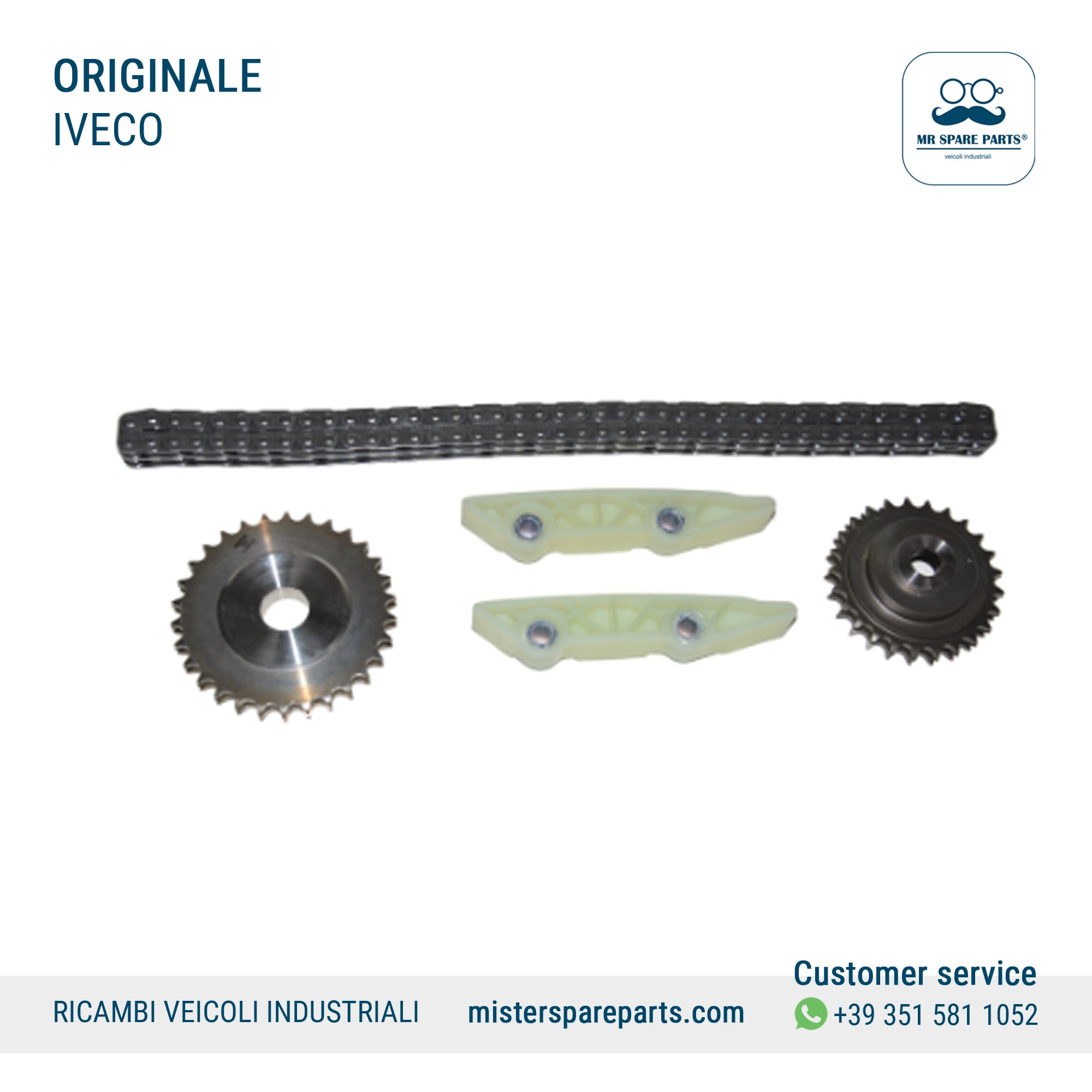 Kit Catena distribuzione inferiore Iveco Daily 3.0 E3 E4 Originale OE 5802009661 504161356