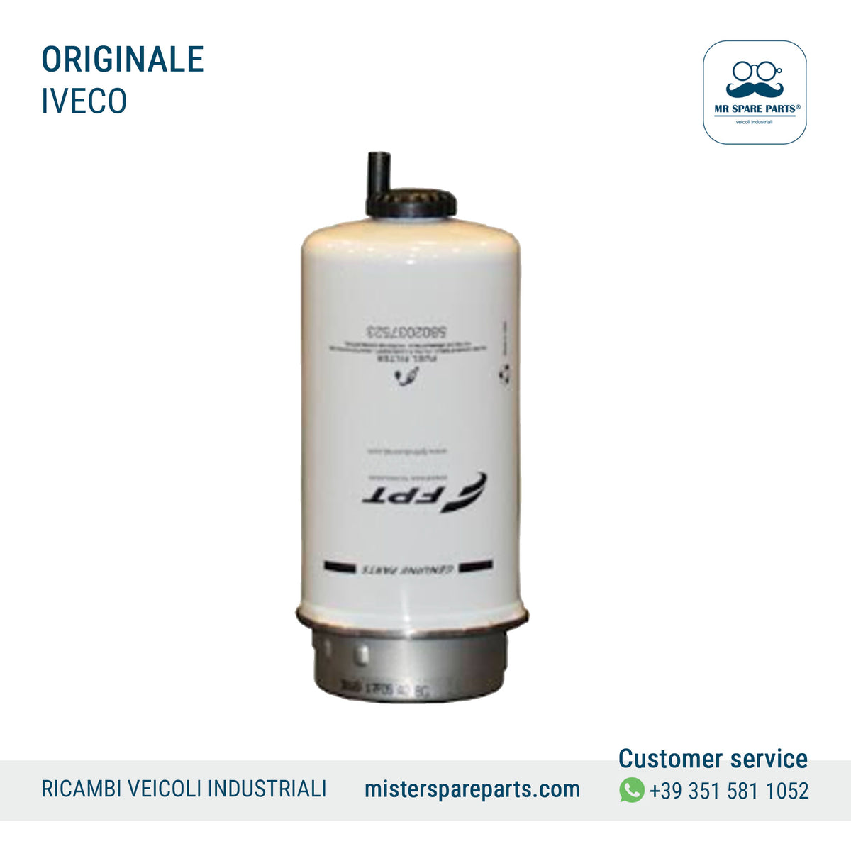FILTRO GASOLIO FPT IVECO Originale 5802037523 8094862