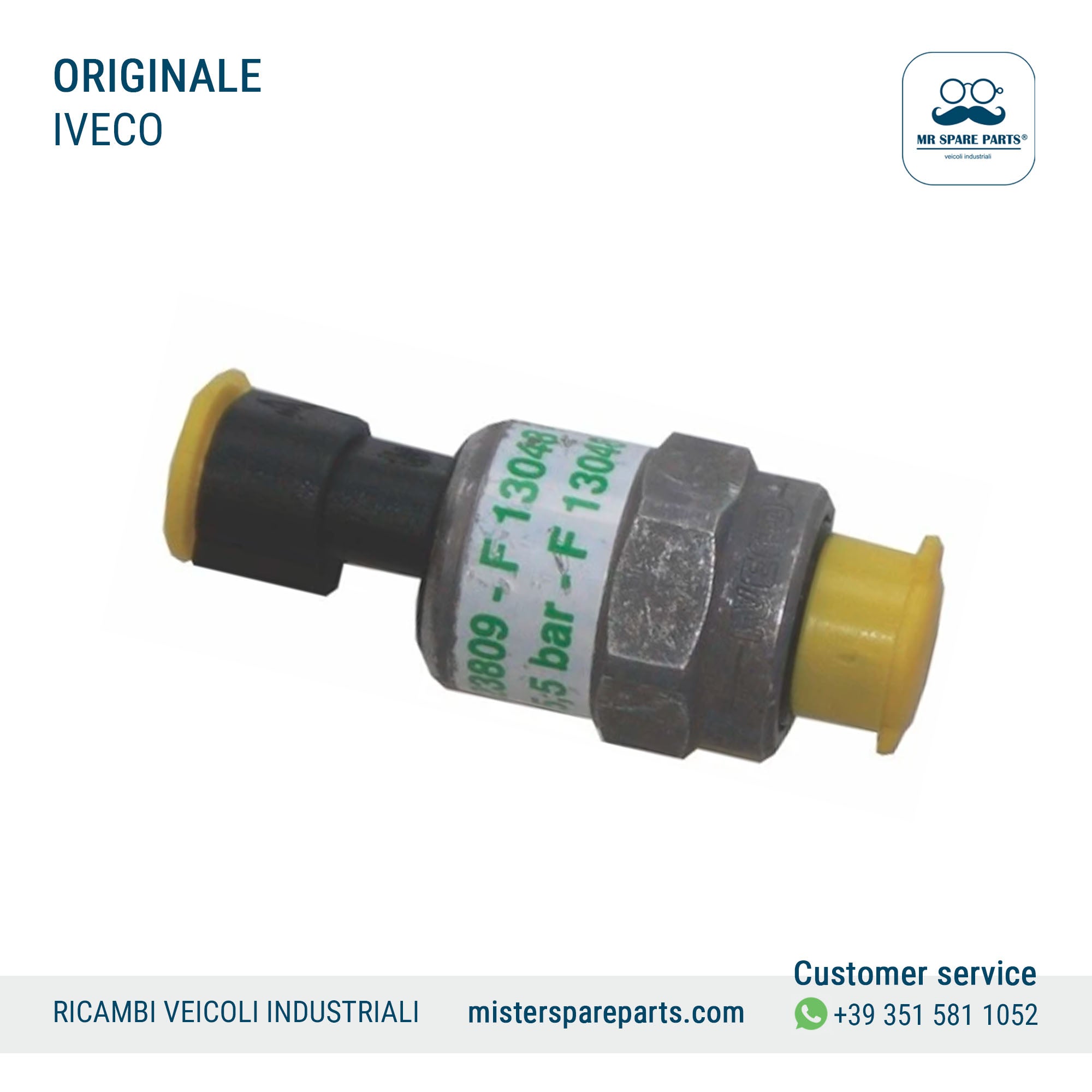 Interruttore pressione IVECO Trakker Stralis EuroTech Originale OE 504023809 5802123194