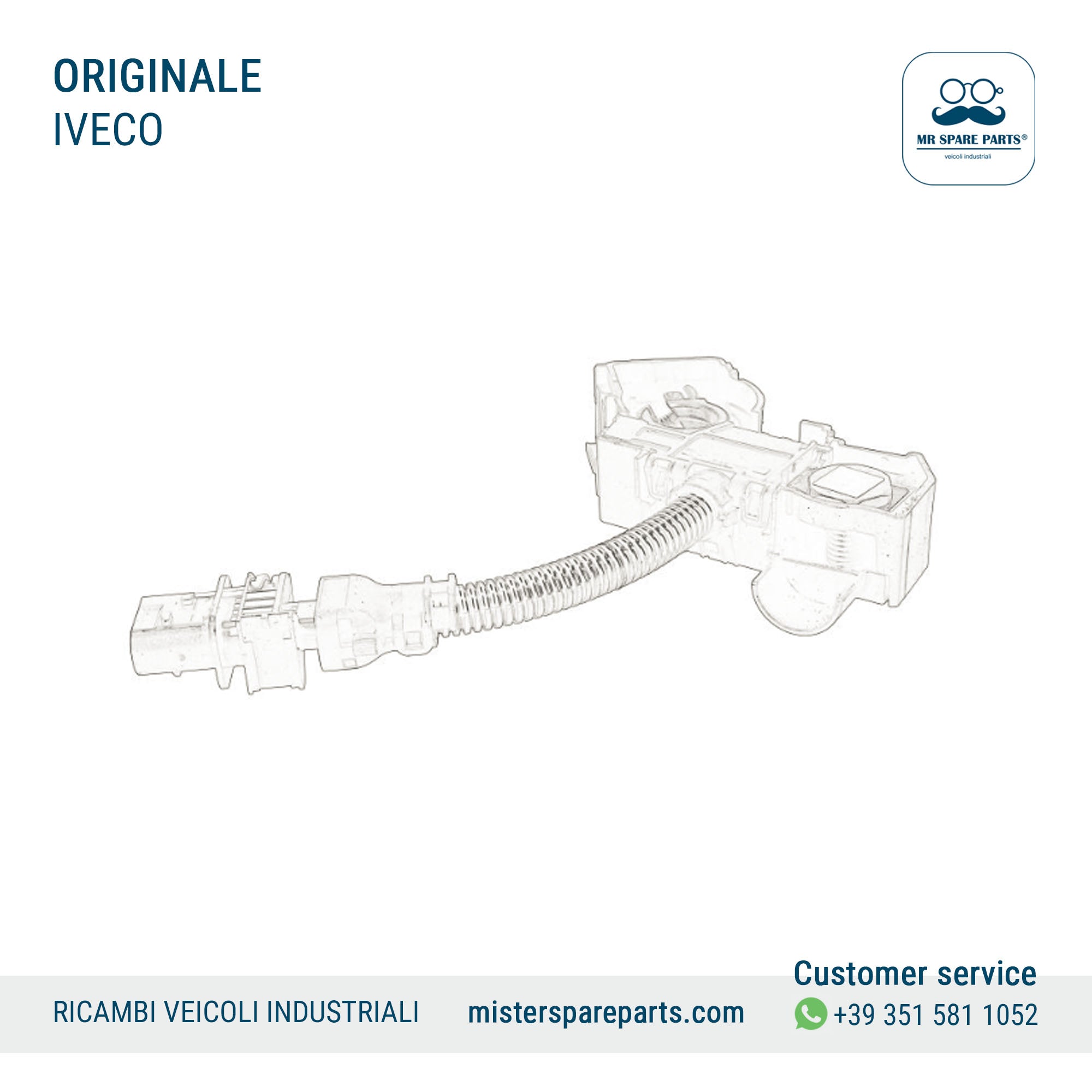 MORSETTO BATTERIA CON SENSORE IVECO Stralis S-WAY FANALE SINISTRO Originale OE 5802380183
