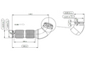 Tubo Di Scarico per IVECO OE 5802392358 5801522920 Outer diameter 105 mm Inner Diameter 90 mm