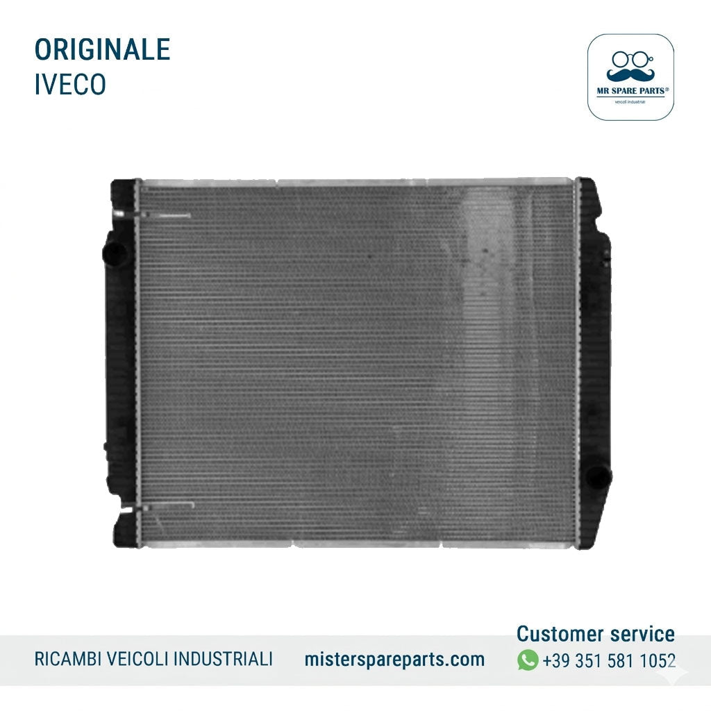 Radiatore Acqua per IVECO Stralis Trakker 360/440/480 Originale OE 5802776648 504011119 00133522 127355 133522 00133251 00127355 133251