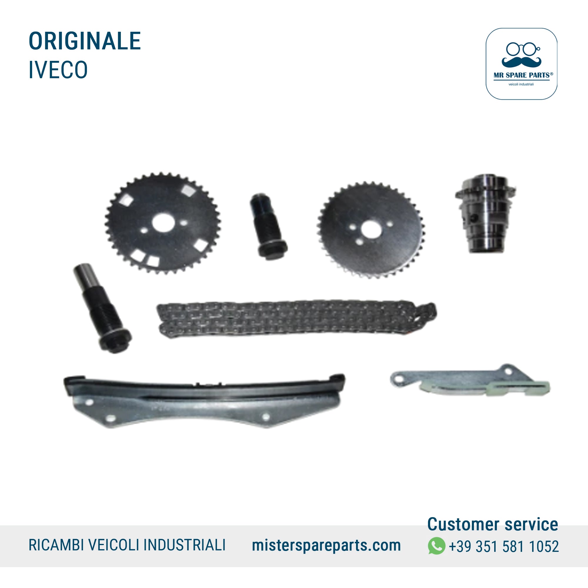Catena di distribuzione superiore Iveco Daily 3.0 E5 E6 OE 5803305796 5802009617 5801628694