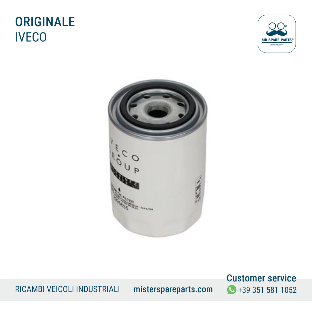 FILTRO OLIO ORIGINALE Per Daily IVECO OE 5803419305
