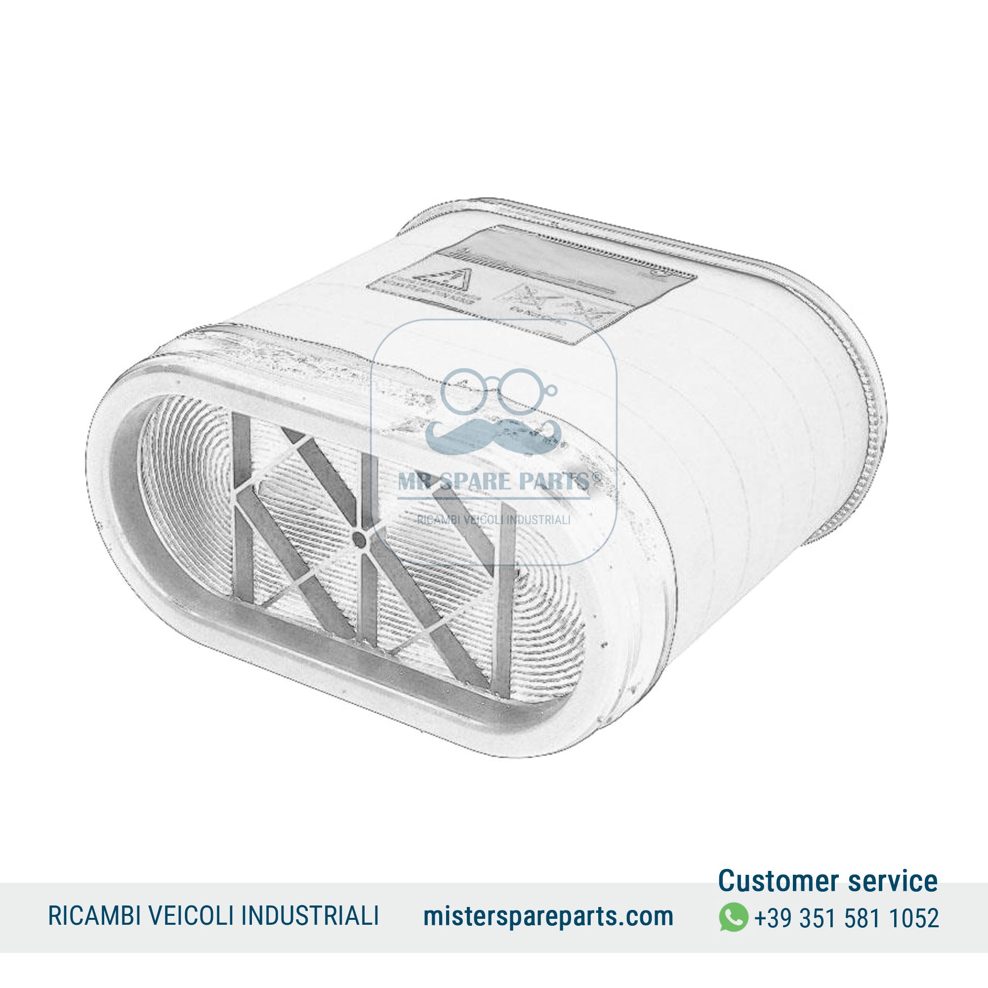 Filtro aria per IVECO EUROCARGO EUROFIRE OE 42558096