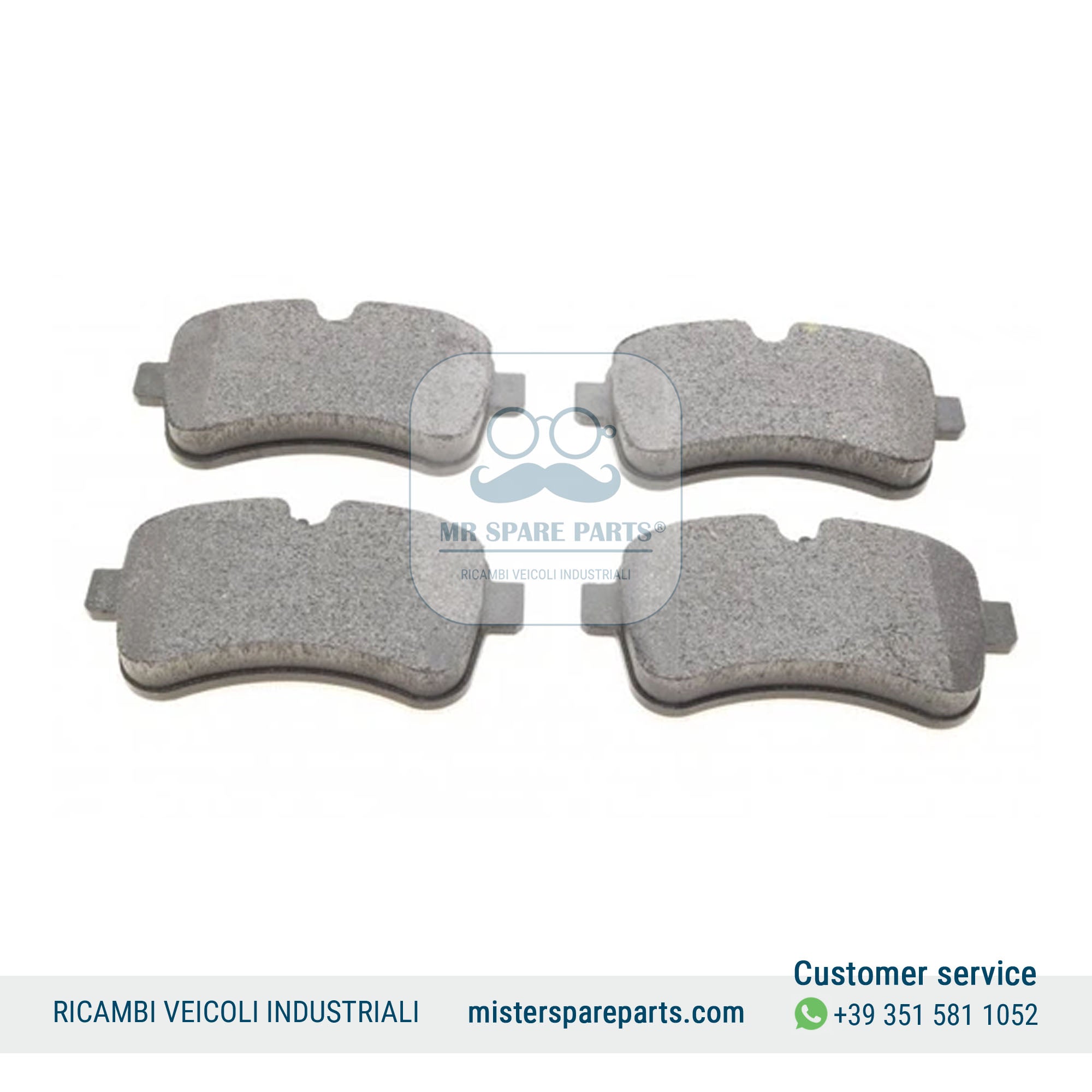 Serie pastiglie freno anteriori-posteriori per IVECO Daily Eurocargo OE 500055564