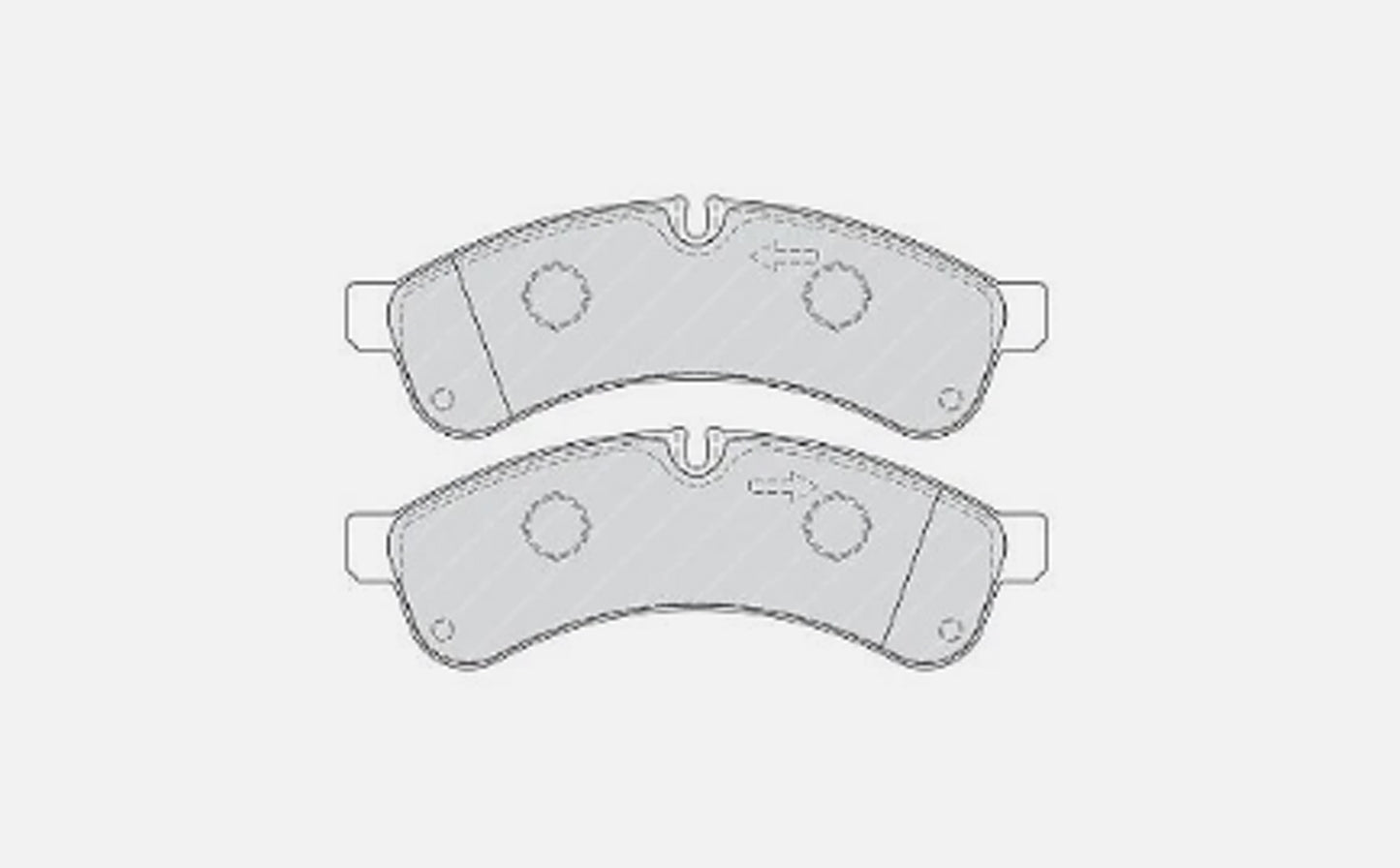 Kit Pastiglie Freno Posteriori Per Iveco Daily 2006-2016 Per Nissan NT500 2013