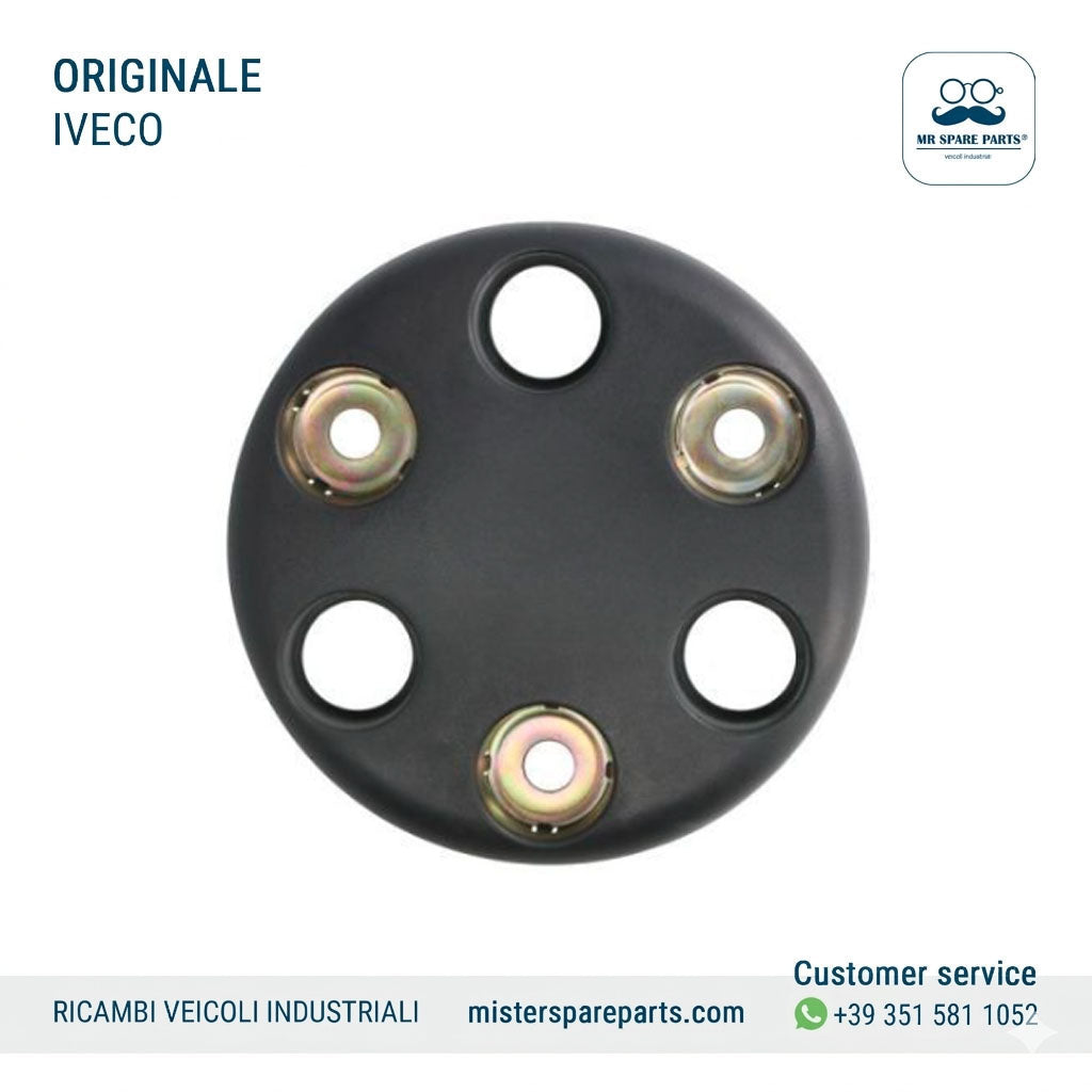 COPPA RUOTA COPERTURA RUOTA 6 FORI INTERASSE FORI 17,5 CM ORIGINALE IVECO Daily 503562553 93824452