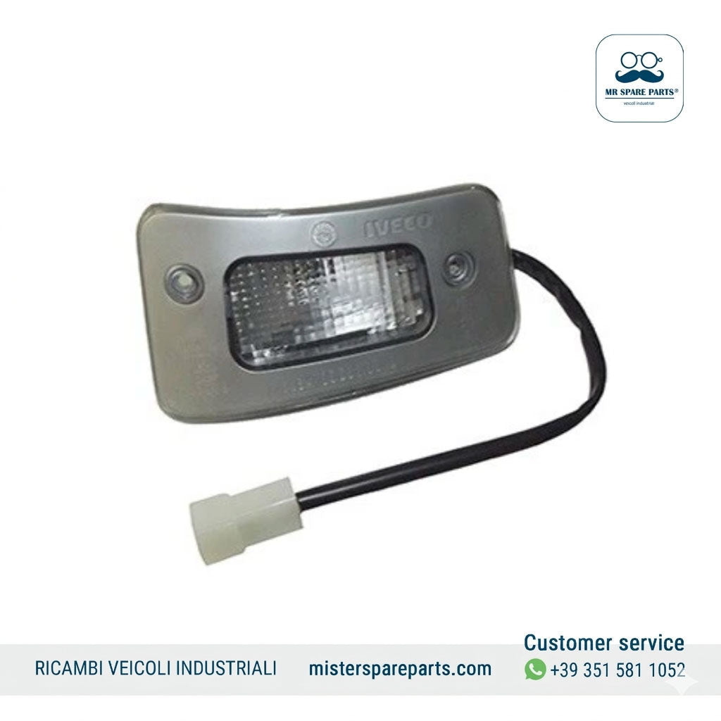 Fanalino destro grigio visiera tetto per Iveco Eurocargo Eurostar Trakker Stralis OE 98461649 98443250
