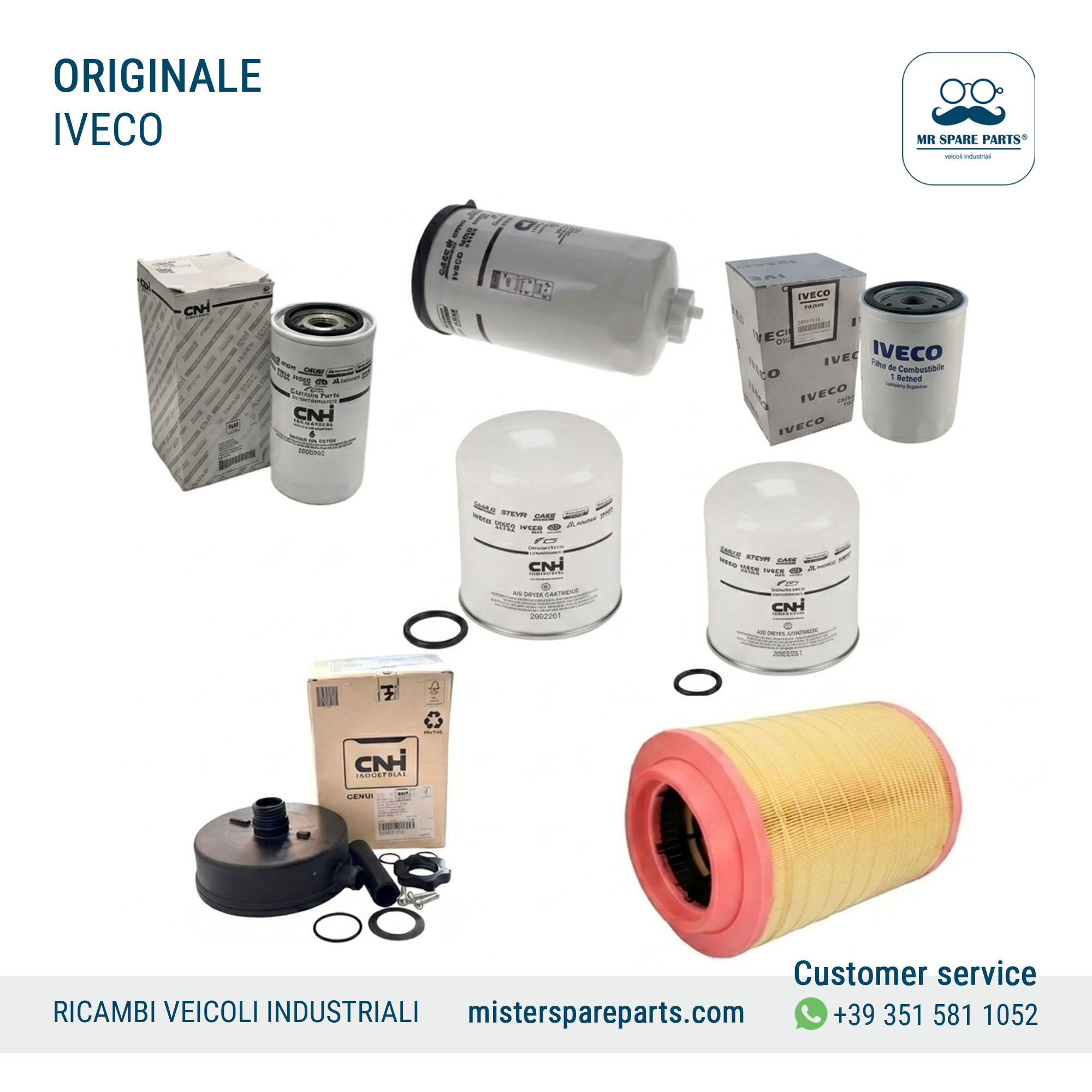 KIT FILTRI COMPLETO ORIGINALI 7 PEZZI PER IVECO EUROCARGO I-III IV V