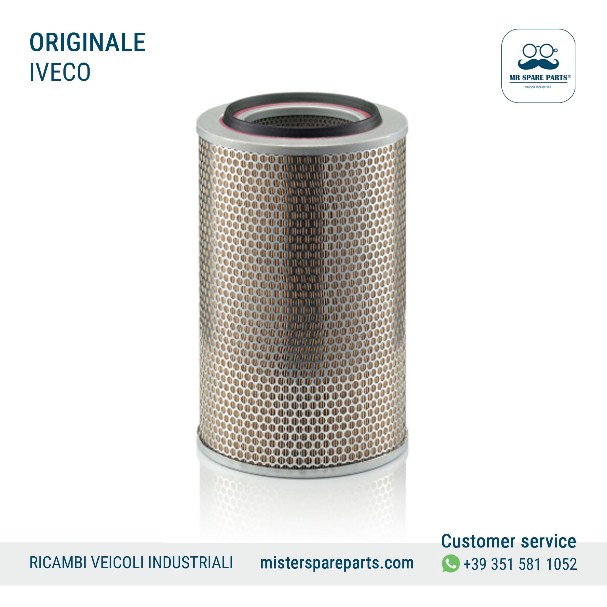 Elemento Filtro Aria Originale IVECO Eurocargo Eurofire OE 1907553