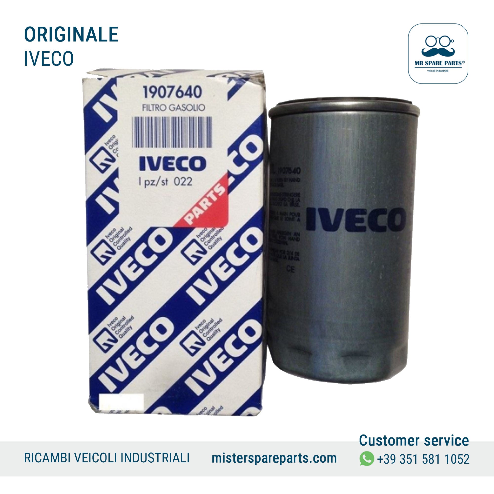 Cartuccia Filtro Com Originale Iveco Eurocargo Eurotech Eurostar OE 1907640