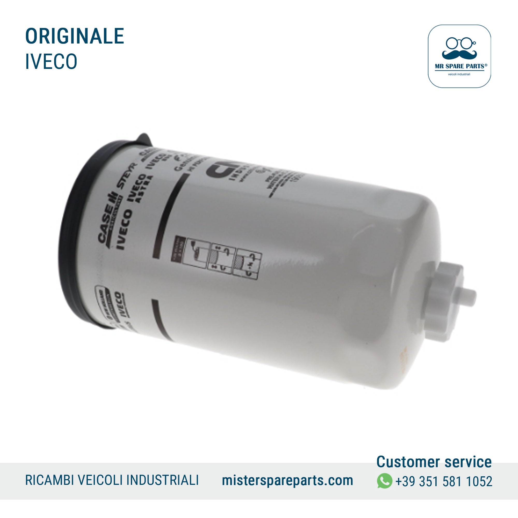 Filtro gasolio decantatore Originale  IVECO Stralis Eurocargo Trakker Eurotrakker 1908547