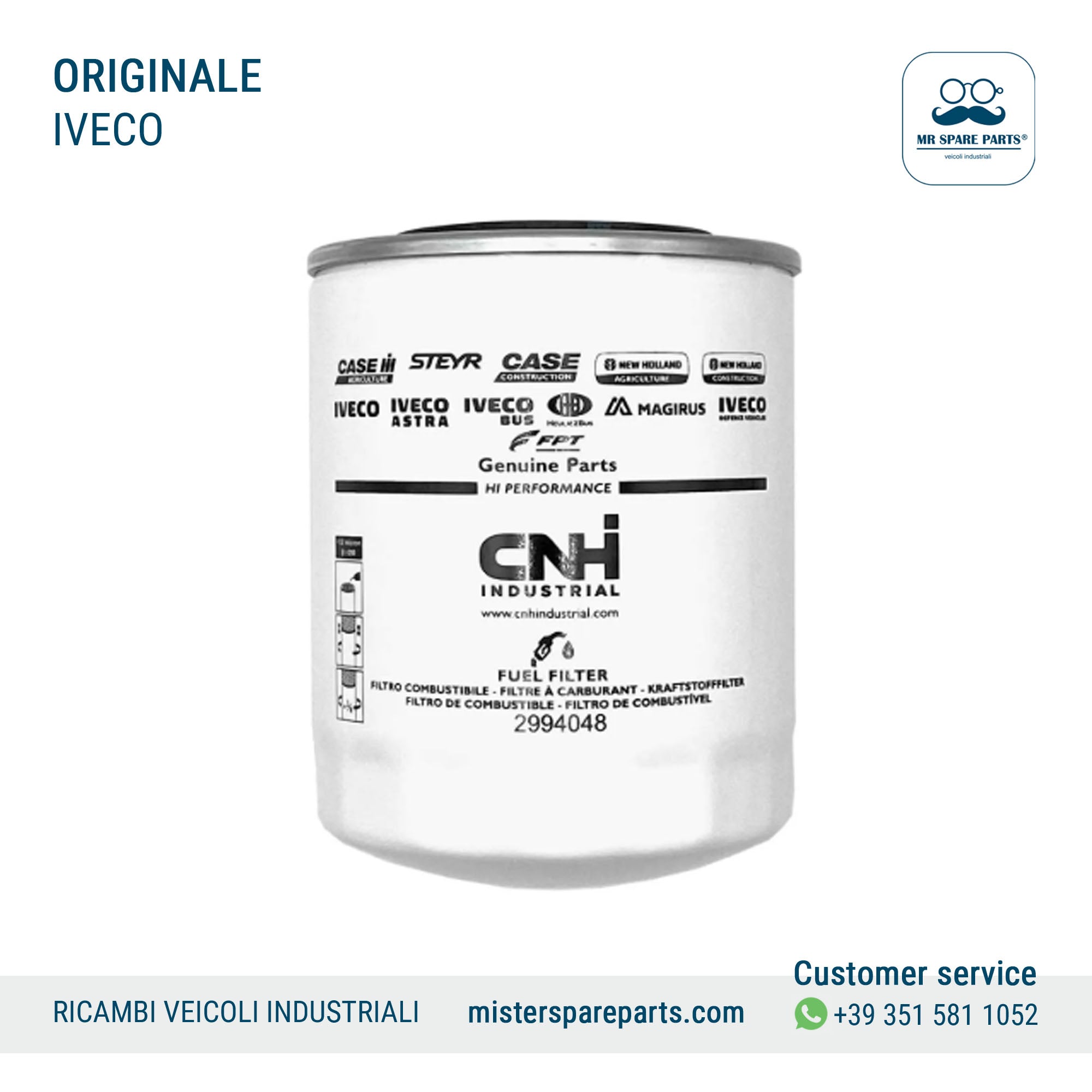 Filtro gasolio originale Iveco Stralis cursor Eurostar Eurotrakker 2994048