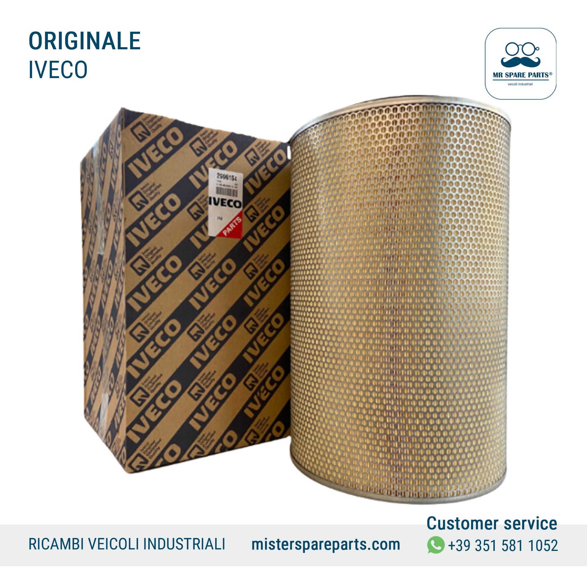 FILTRO ARIA ORIGINALE IVECO EUROSTAR EUROTECH EUROTRAKKER OE 2996154