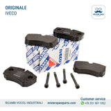 Serie pastiglie freno anteriori-posteriori Originale per IVECO Daily Eurocargo OE 500055564