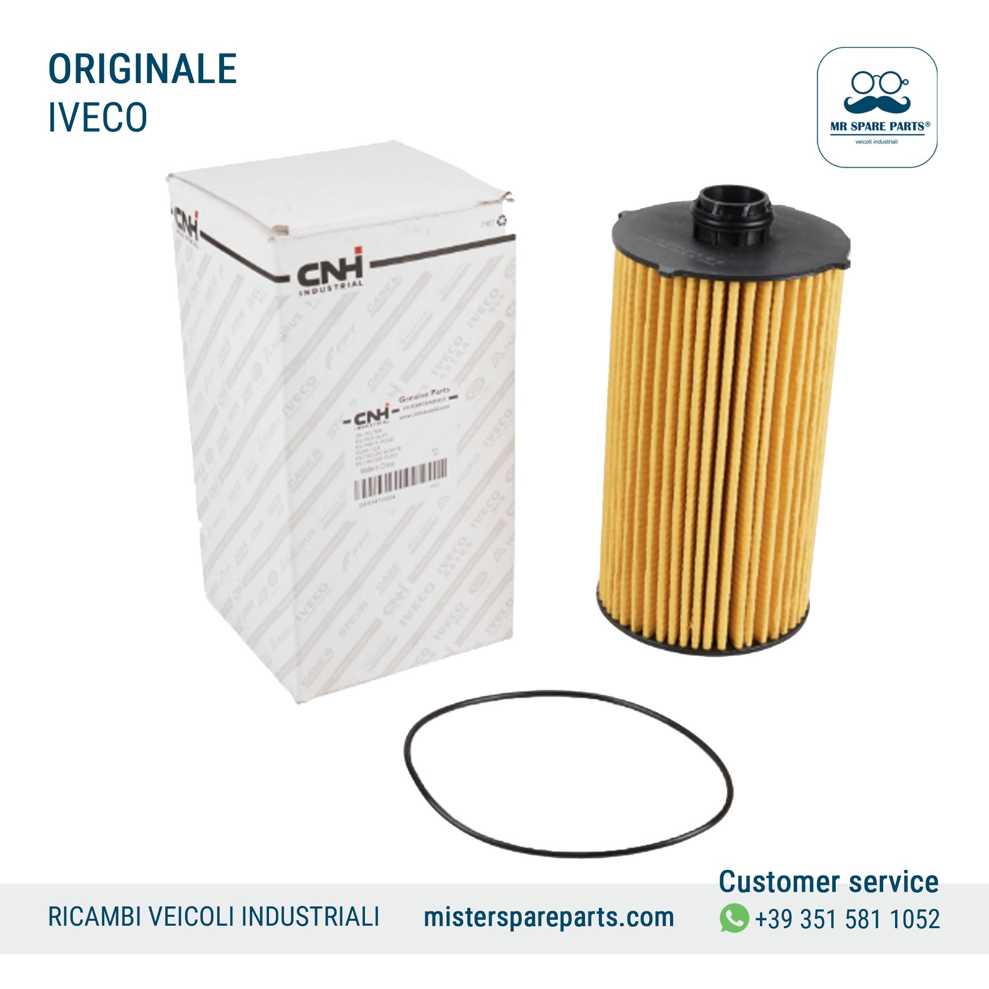 Filtro olio originale Iveco Stralis motori cursor Euro 6 5801415504